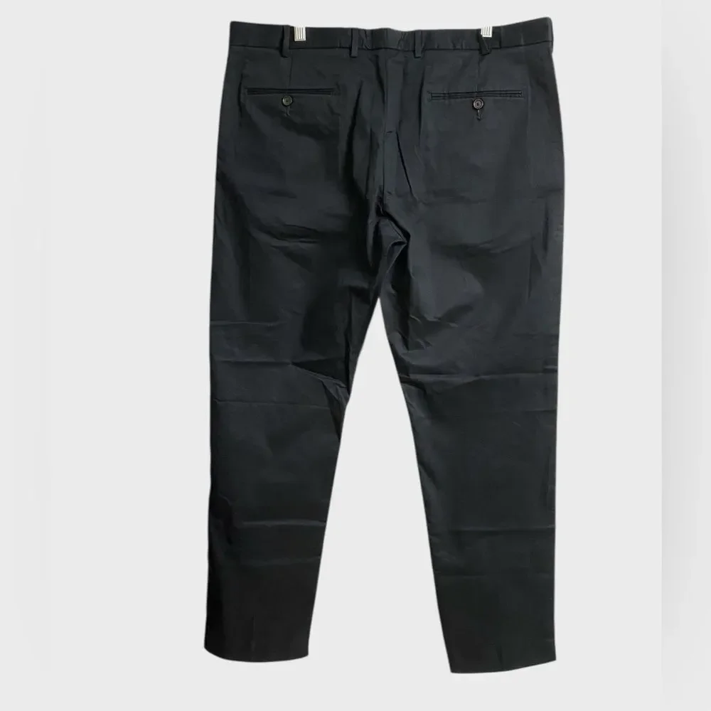 NWT J. Crew Ludlow Men's Slim-fit Pants Size 38x32 3XDRY Dark Navy Chinos Preppy